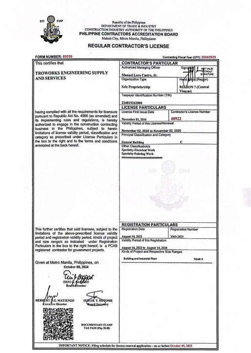 ISO Certificate
